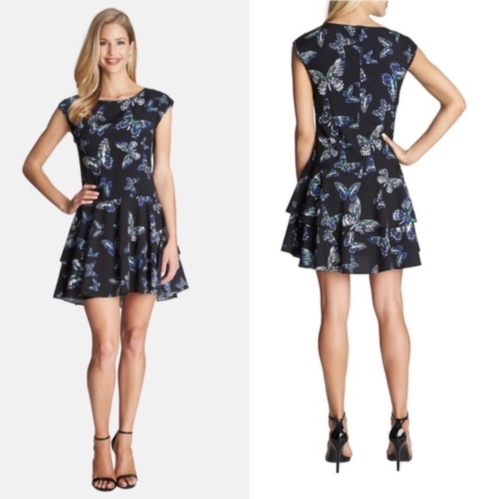 Cece By Cynthia Steffe Butterfly Mini Dress